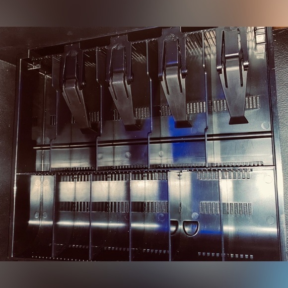 Cash Tray box cash register 2 used Cash drawers from IBM pos​ black no covers - Picture 5 of 6